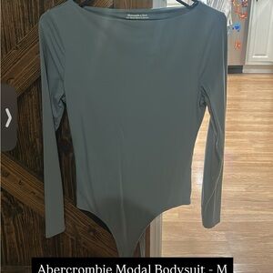 Abercrombie & Fitch Modal Long Sleeve Bodysuit